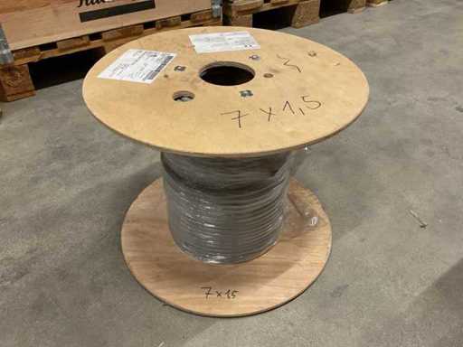 Cavo TKD ÖPVC-JZ 7G1.5mm2 Filo di installazione su bobina