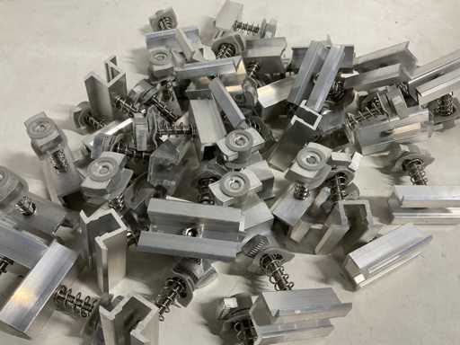 Aluminum Mid Clamp for Solar Panel Mounting (80x)