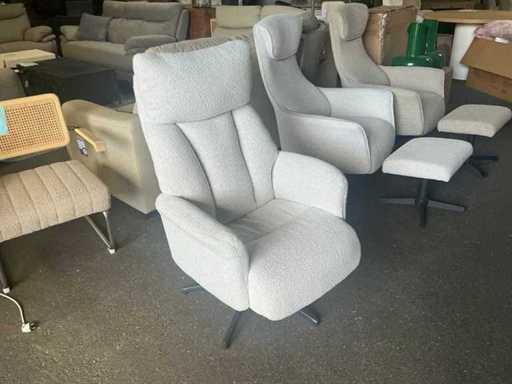 Giga Furniture Jonas Off-White 8824619 Fotoliu Relaxat