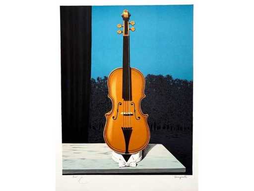René Magritte - Un peu de l'âme des bandits - litho