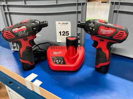 Milwaukee M12 BSD Screw Drill (10x)