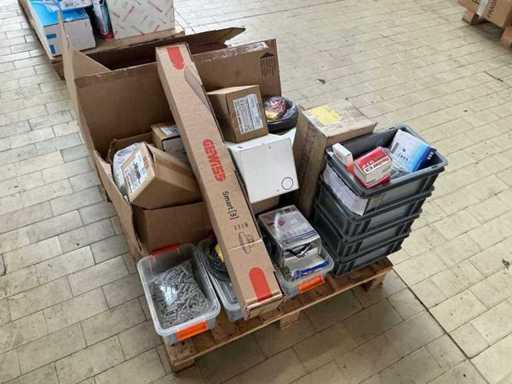 Stock of accessories, spare parts and warehouse stocks