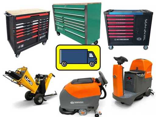 Delivery Auction: Machines, Tools & Generators