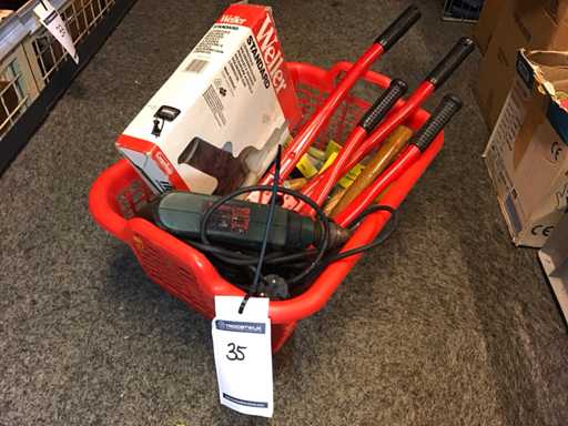 Diverse onderdelen, gereedschappen en accessoires