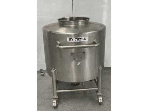 Hickey - 500 L - Roestvrijstalen schaalbodem Mobiel opslagvat - 2002 (2x)