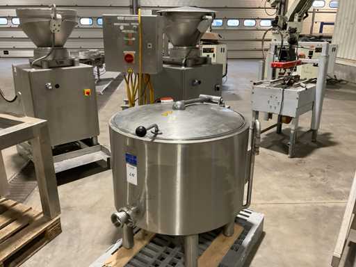 Zbiornik mieszający ze stali nierdzewnej v.d. Heuvel