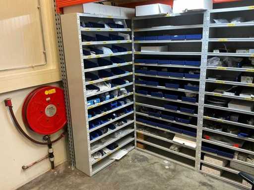 Sick and Festo Batch of parts for robots in steel cabinet (2x)