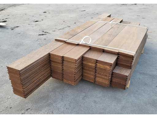 142m1 Thermo wenge 18 x 135 mm B Fix, diverse lengtes 