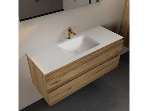 Dulapul de baie Oak Honey 120cm centru