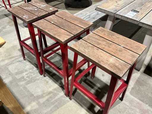 Hutten - Terras barkruk (3x)