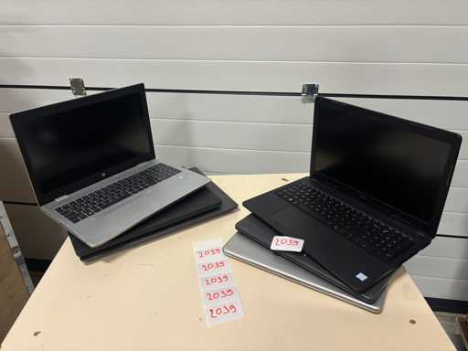 Partia laptopów 6x 
