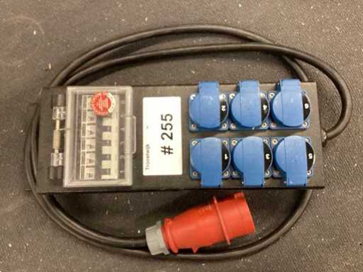 16 A CEE auf Schuko Bühnenstromverteiler, Stromverteiler, Verteilerkasten