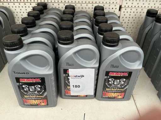 Denicol Fassung 1 Liter SAE 10W40 + 15W50 vollsynthetisches 4-Takt-Motoröl (13x)