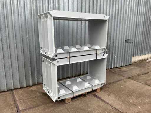 Matriță din blocuri de beton 2x