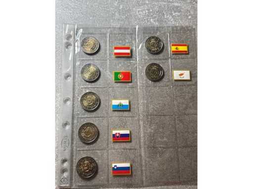 10x 2€ 10 Jahre Euro-Bargeld inkl. San Marino 2012