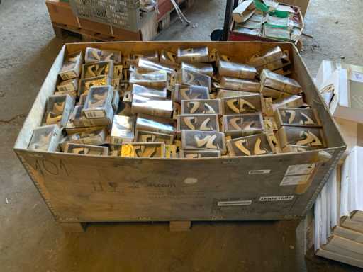 Lot de supports de plaques de verre