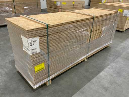 Plaque OSB 2500x675x22mm GBF4 (41x)
