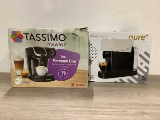 Machine à café Tassimo/Pure+ (2x)