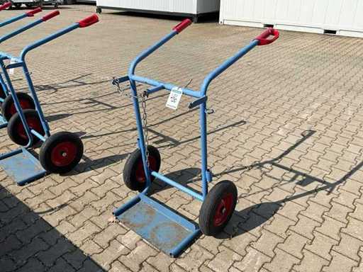 Cărucior de mână cu buteliu de gaz Fetra