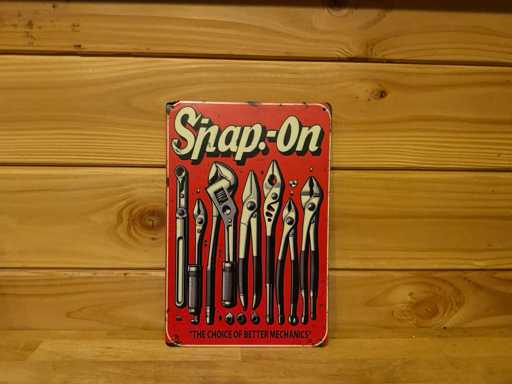 Metalen reclamebord 30x20cm