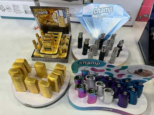 Champ Various Lighters in display (40x)