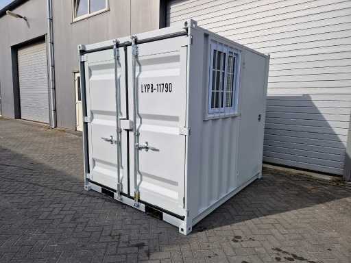 LYPU - 2025 - 8ft - kontener transportowy z bocznymi drzwiami i oknem