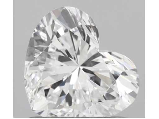 Diamant - diamant taillé en forme de cœur 0,70 carat (certifié)