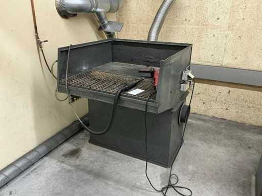 Slijpwerkplek / extractietafel