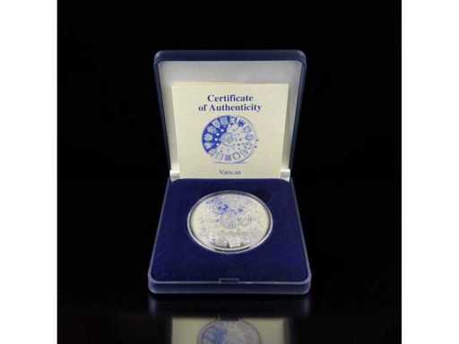 4 Ounces Vatican Gedenkprägung 65 mm Etui Zertifikat Auflage 2000 Gratis EU-Versand