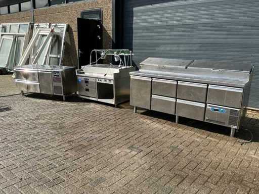 Metos - Warmhoudapparatuur en Koelwerkbank (3x)