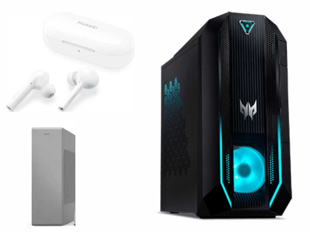 Retourgoederen Acer game pc, Huawei freebuds en Philips geluidsbox