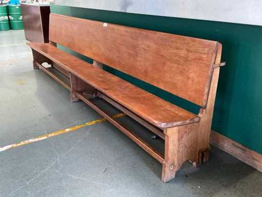 Houten zitbank