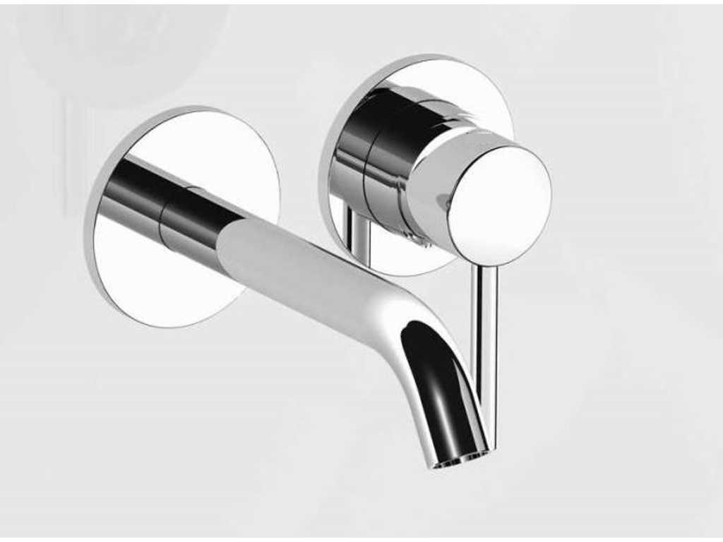 Built-in mixer tap - chrome-plated stainless steel
