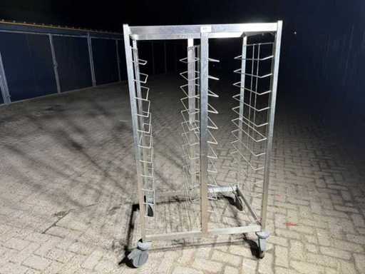 Double trays cart