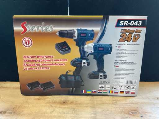 2025 Boxer SR-043 Akku-Werkzeugsatz