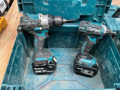 Makita Ddf486 Slagmoersleutel en boormachine