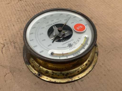 Takahashi Aneroid Vintage marine barometer