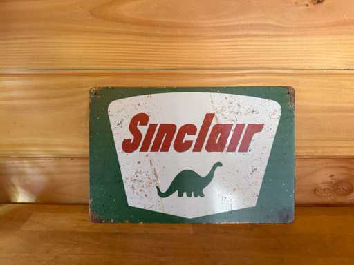 Metall-Werbeschild