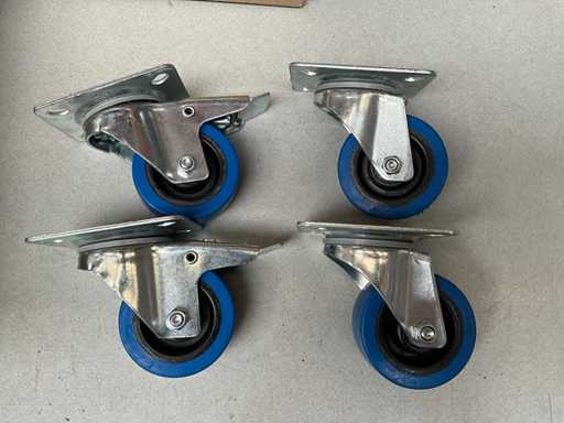 Thomann Millennium Blue set 4 roues - 80mm (8x)