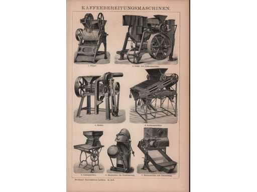 Aparatul de citit boabe de cafea nostalgic