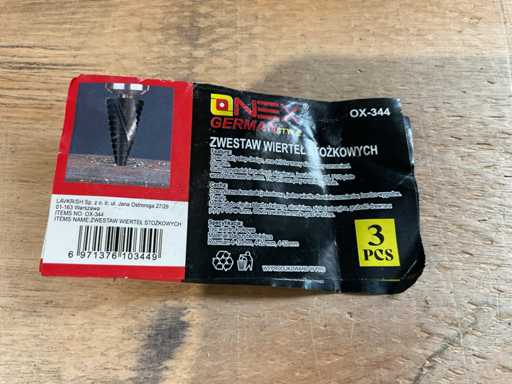 2025 Onex German style OX-344 Conische boorset