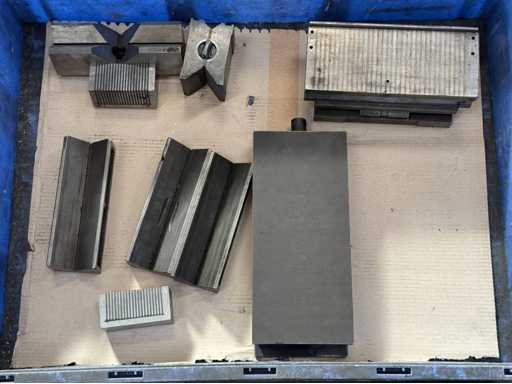   Posts of clamping magnets and prisms