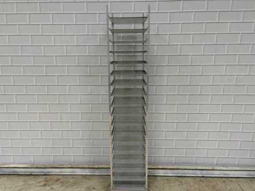 18 Piece Aluminum Storage Rack 