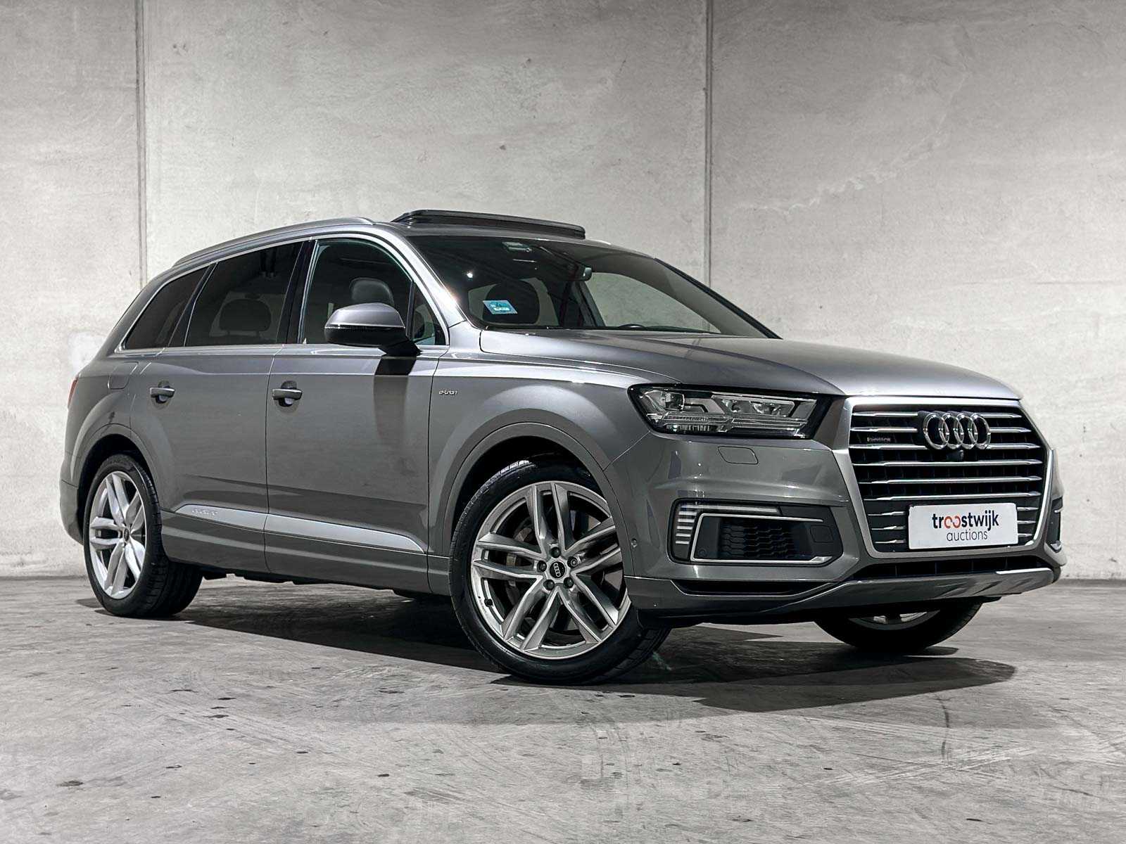 Audi Q7 3.0 TDI V6 e-tron Quattro Sport S-Line 258pk 2016 (Origineel-NL & 1e Eigenaar) Plug-In Hybrid, NB-194-Z (BTW AUTO)