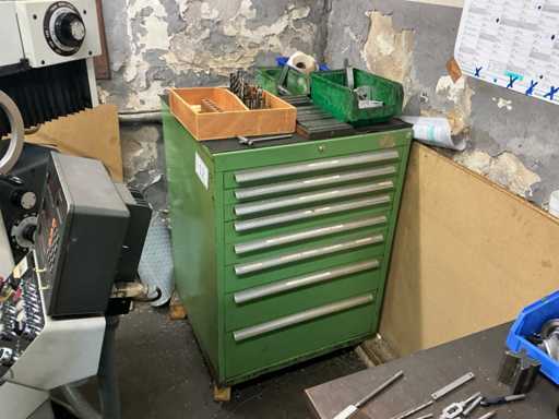 Gereedschapsladekast met inhoud