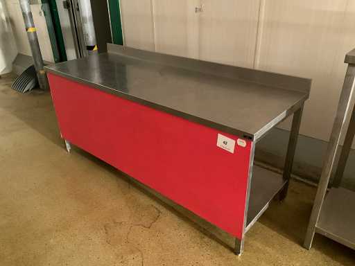 Table de travail en acier inoxydable