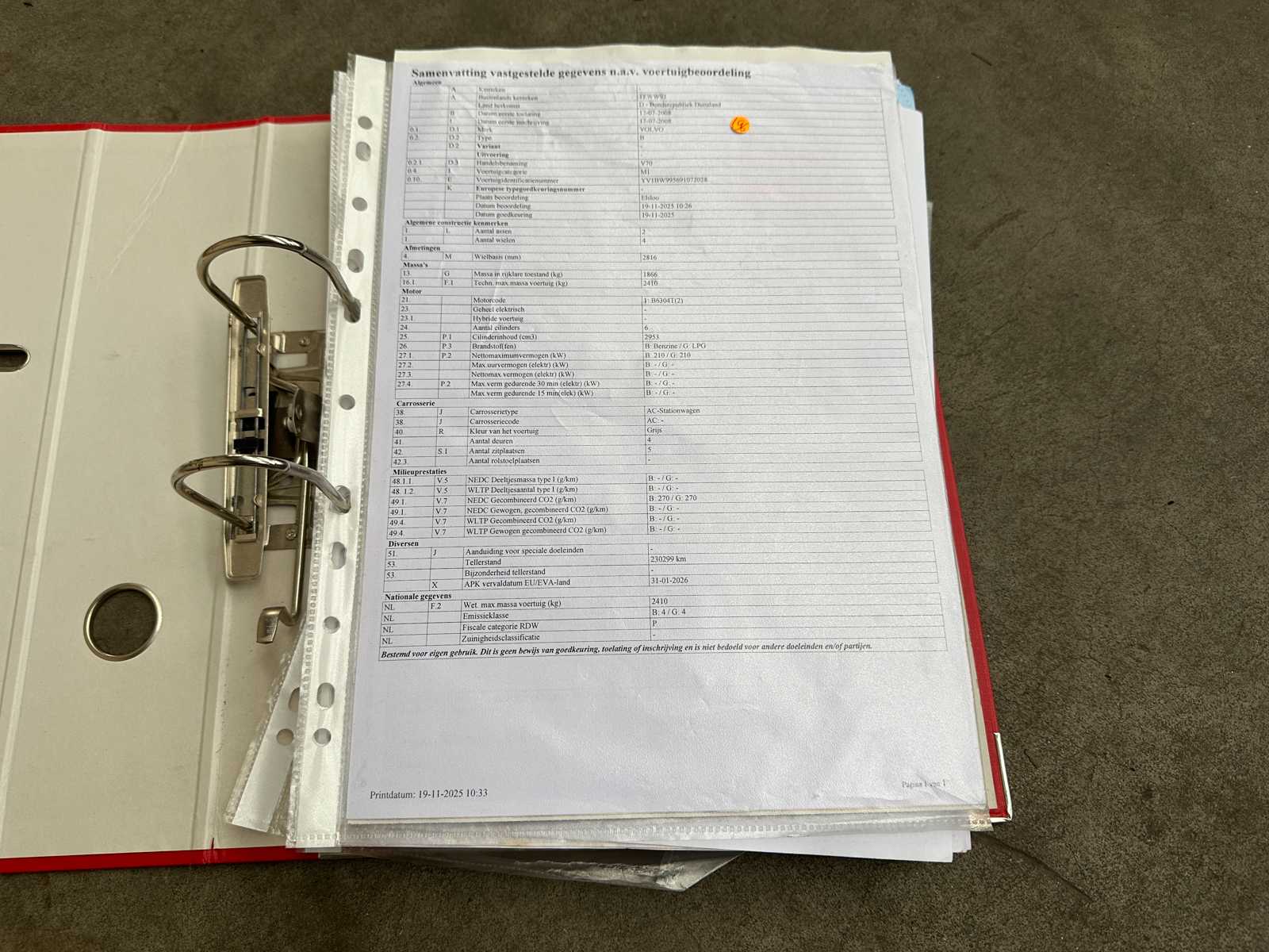 Volvo V70 3.0 T6 AWD Summum 286PK 2008, JNJ-06-P