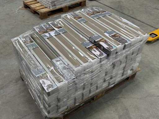 Suncollection - Dubbelrolgordijn 75 x 160 cm beige lichtdoorlatend zonder zijtrek (120x)