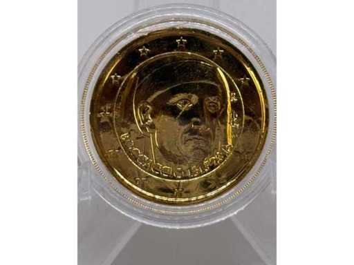 Italia 2 Euro placată cu aur 2013 – Giovanni Boccaccio