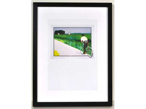 Roger Raveel - on his way to his lover - offset